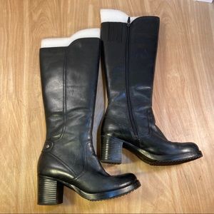 Dansko Ashby Antiqued Calf Tall  Black Boots  36